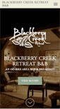 Mobile Screenshot of blackberrycreekretreat.com